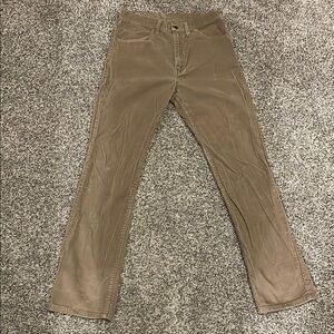 Mens brown/tan GAP corduroy pants